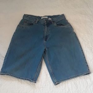 Badge Denim jeans shorts